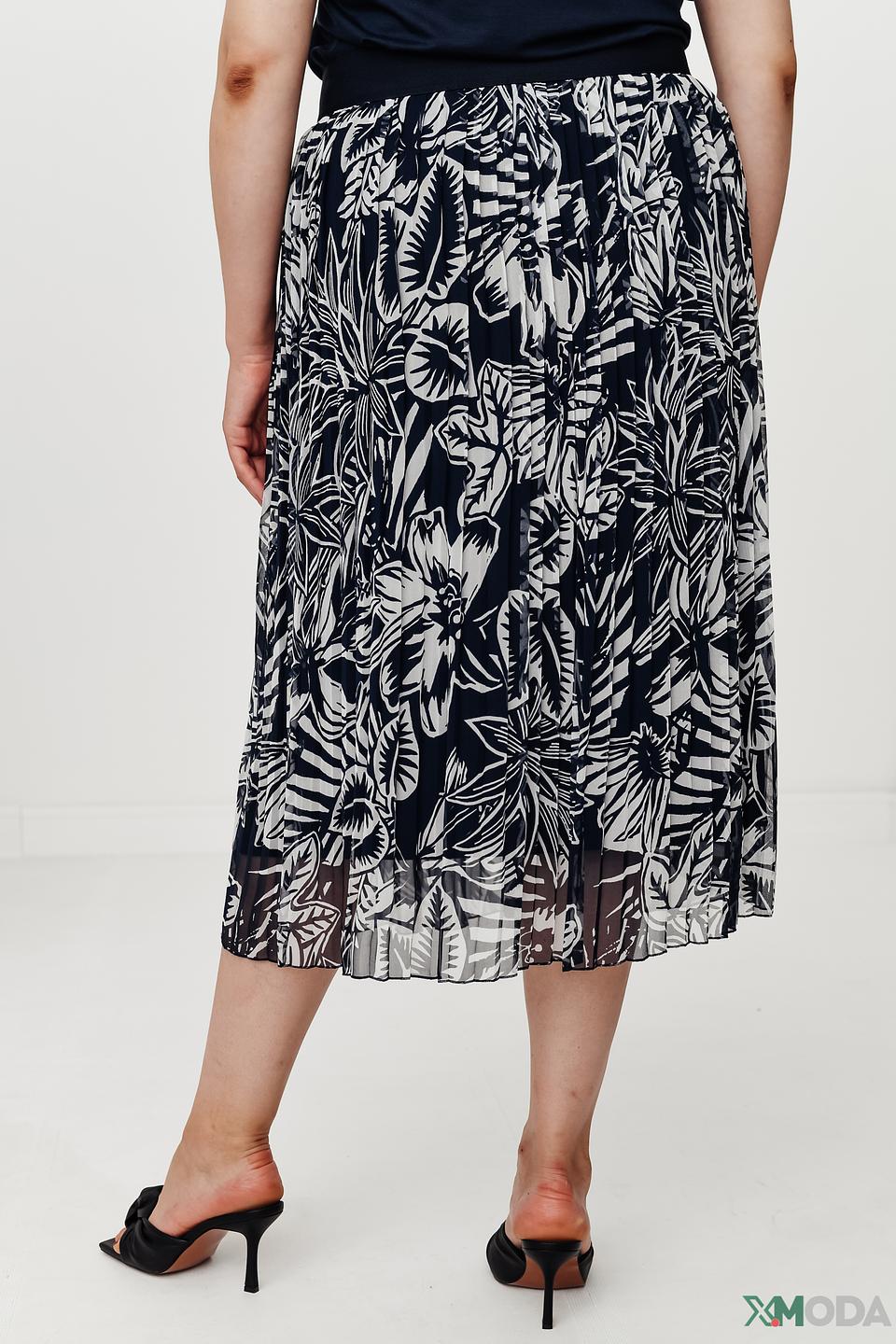 Юбка Lebek с тропическим принтом