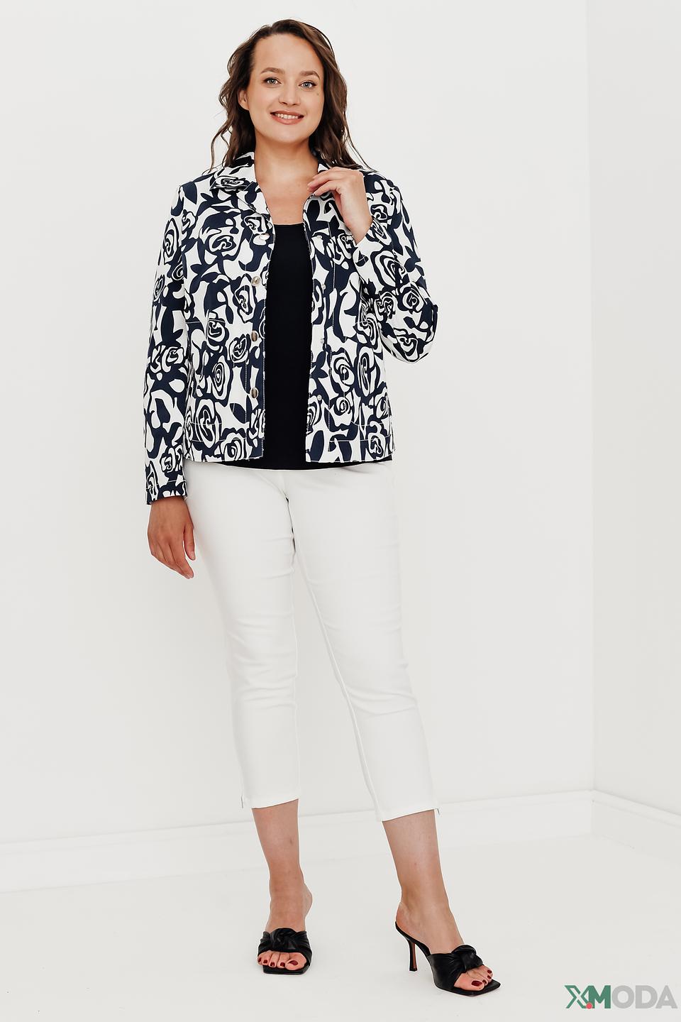 Жакет Frank Walder с цветочным принтом