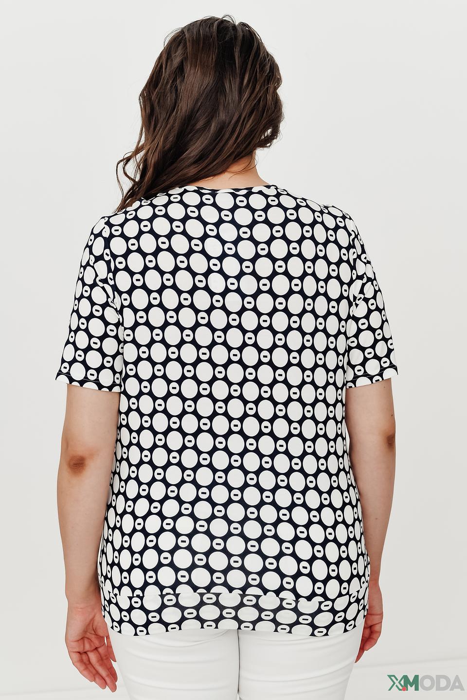 Блуза Frank Walder в горошек