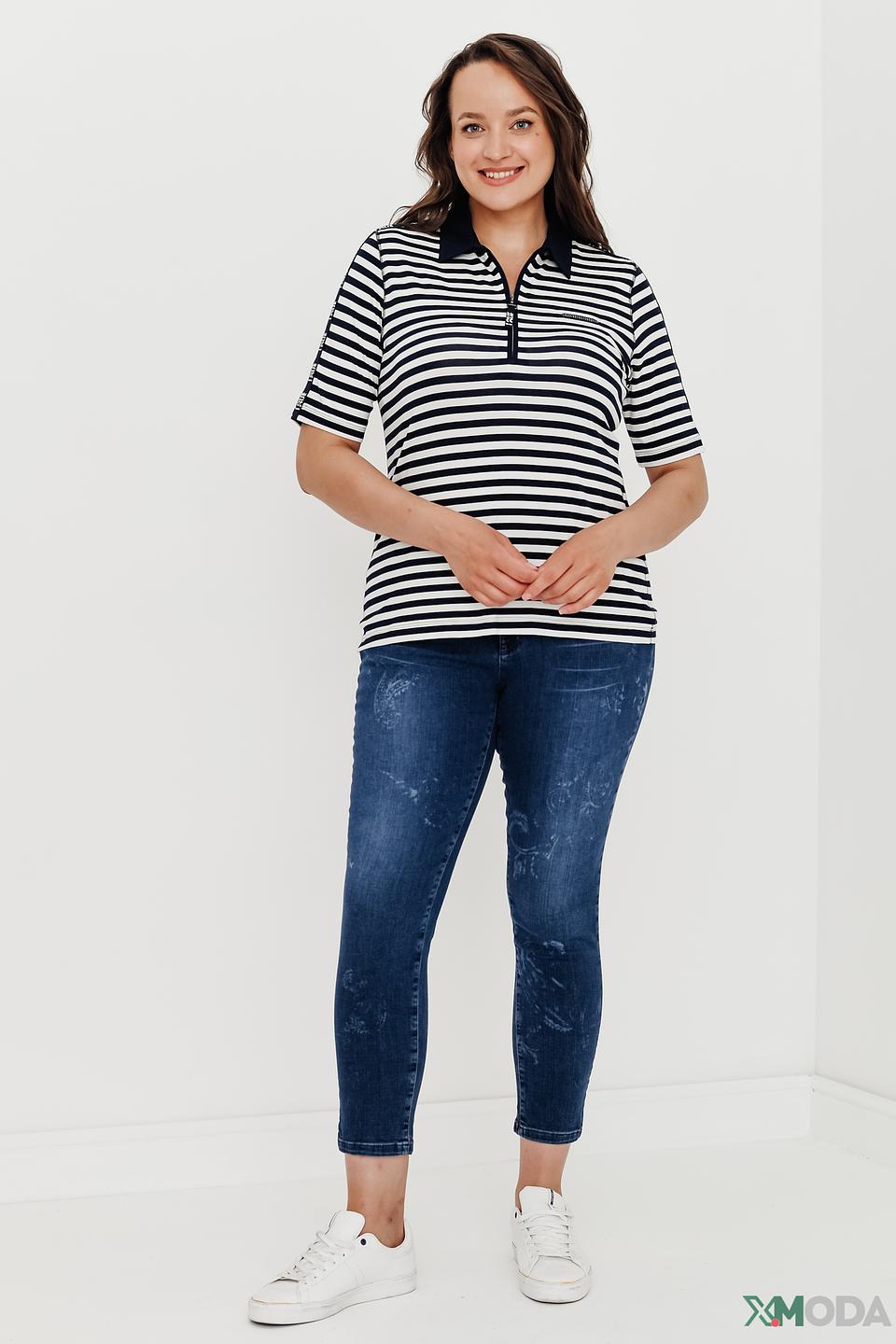 Джинсы с потертостями Thomas Rabe