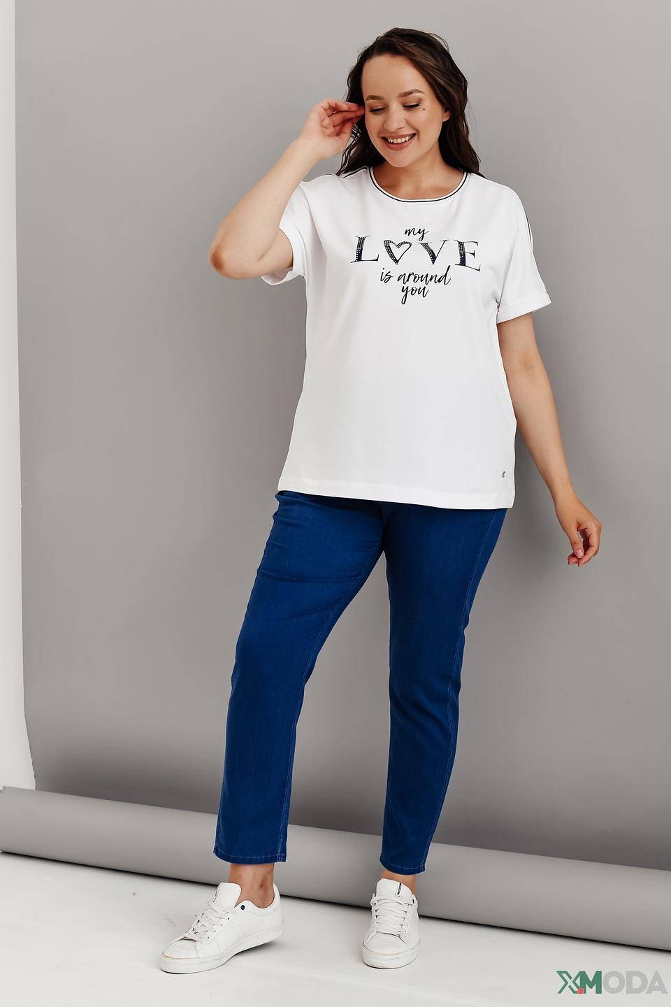 Брюки Relaxed by Toni синие с карманами