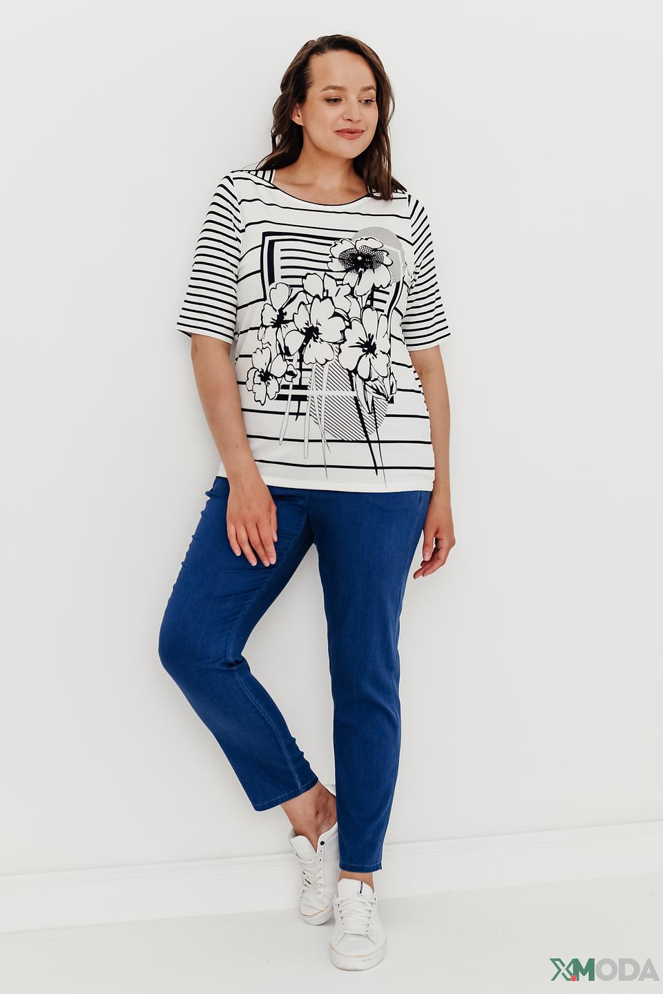 Блуза Frank Walder с цветочным принтом