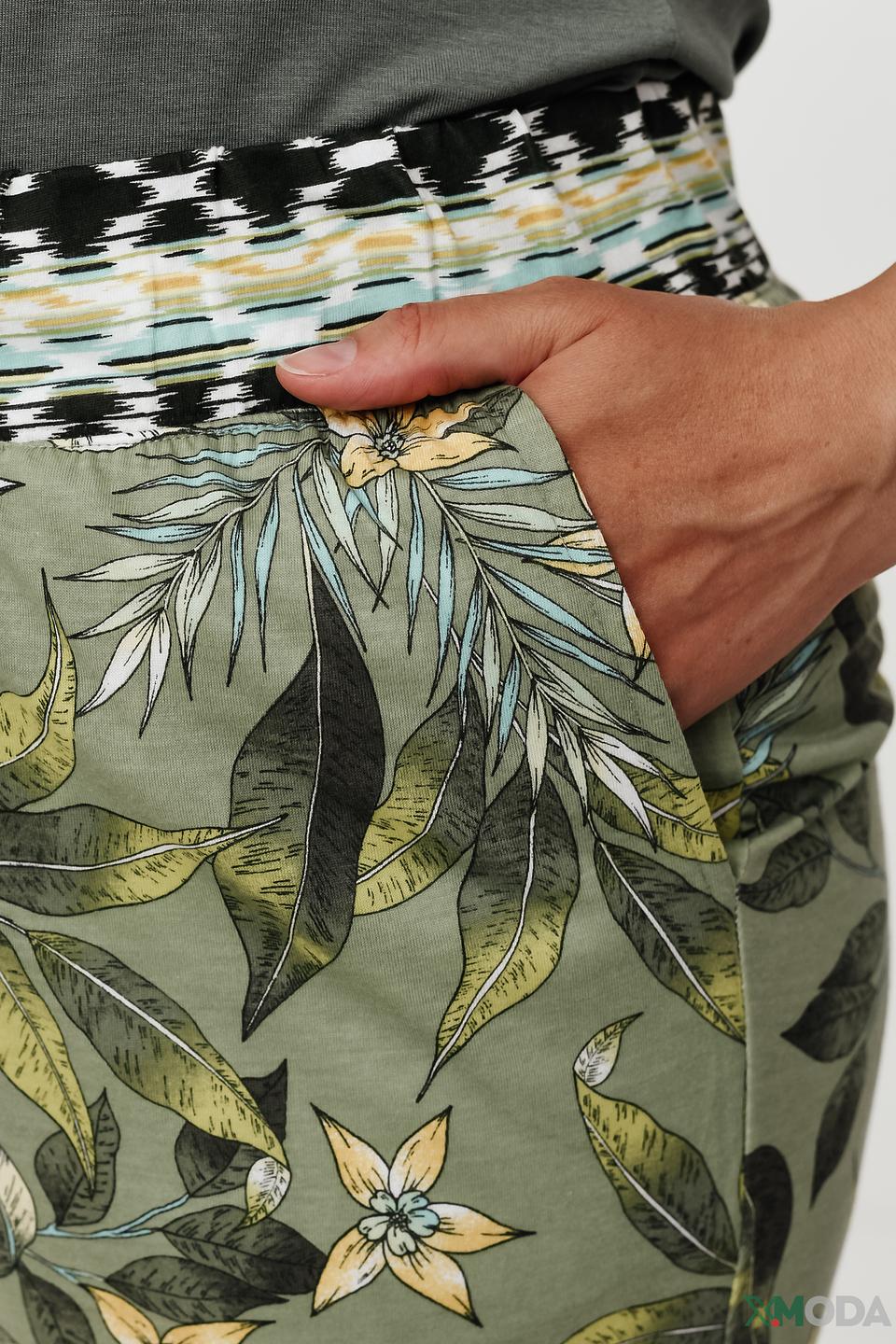 Брюки капри Olsen с принтом