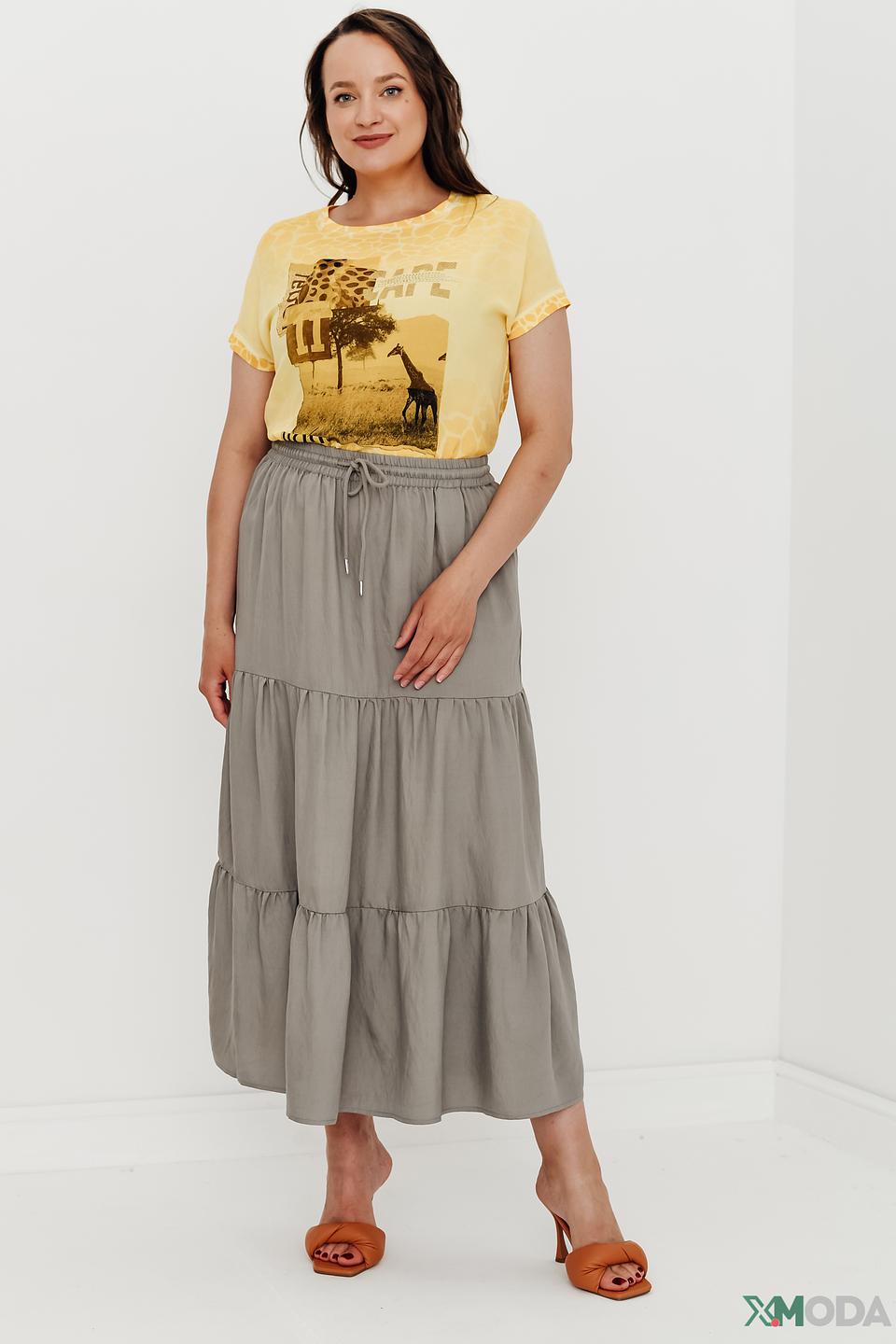 Блуза Thomas Rabe с принтом жёлтый