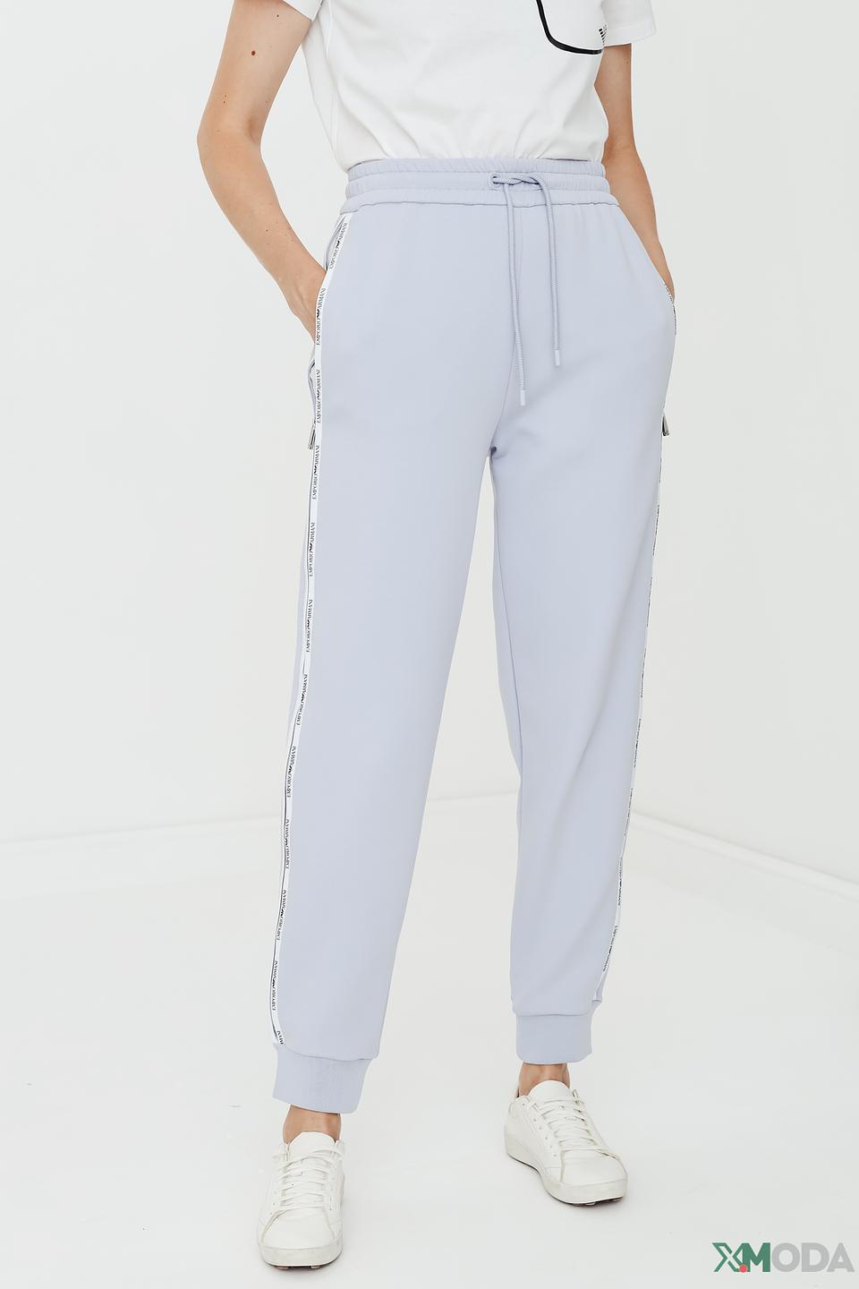 Брюки спортивные Emporio Armani голубые