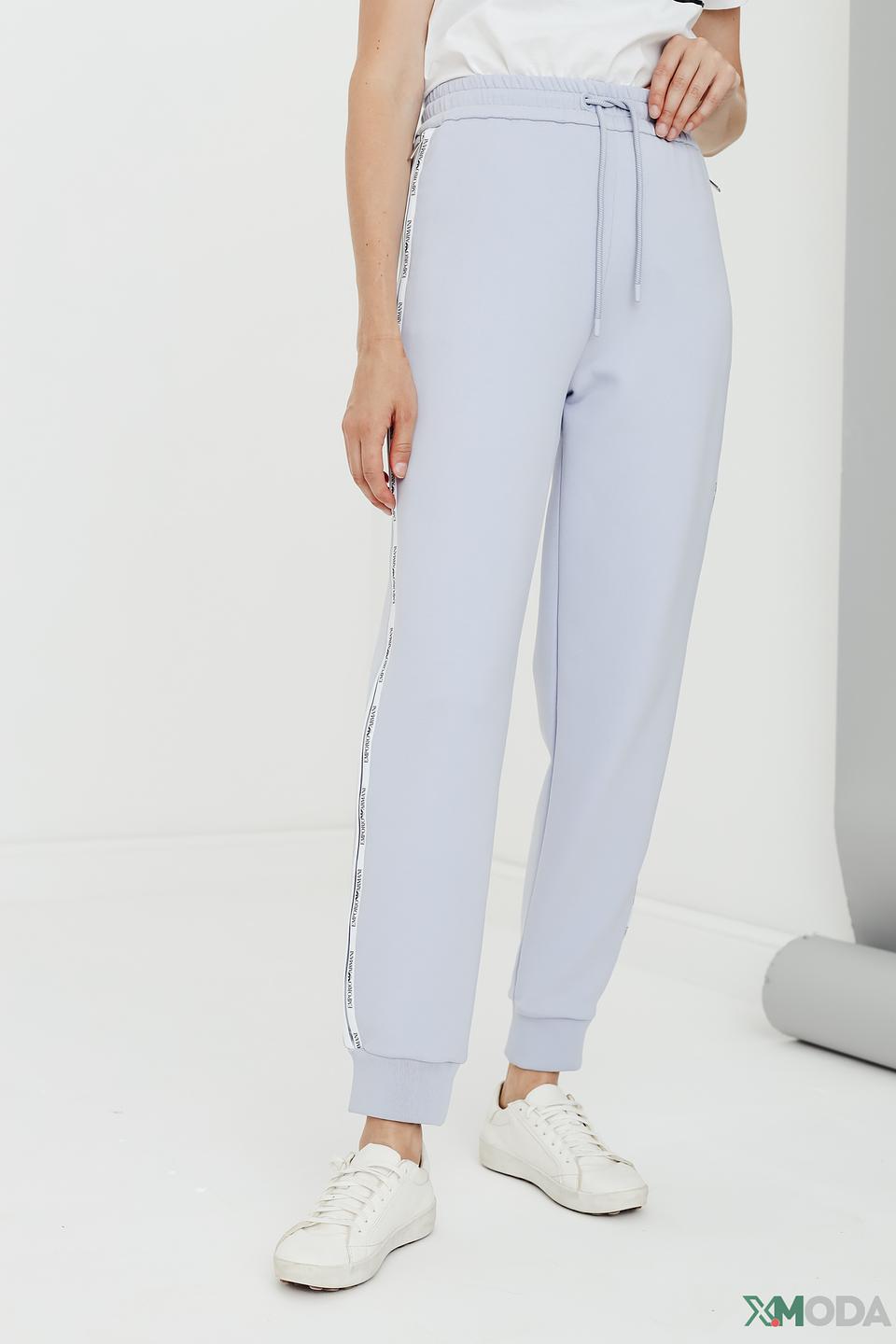 Брюки спортивные Emporio Armani голубые