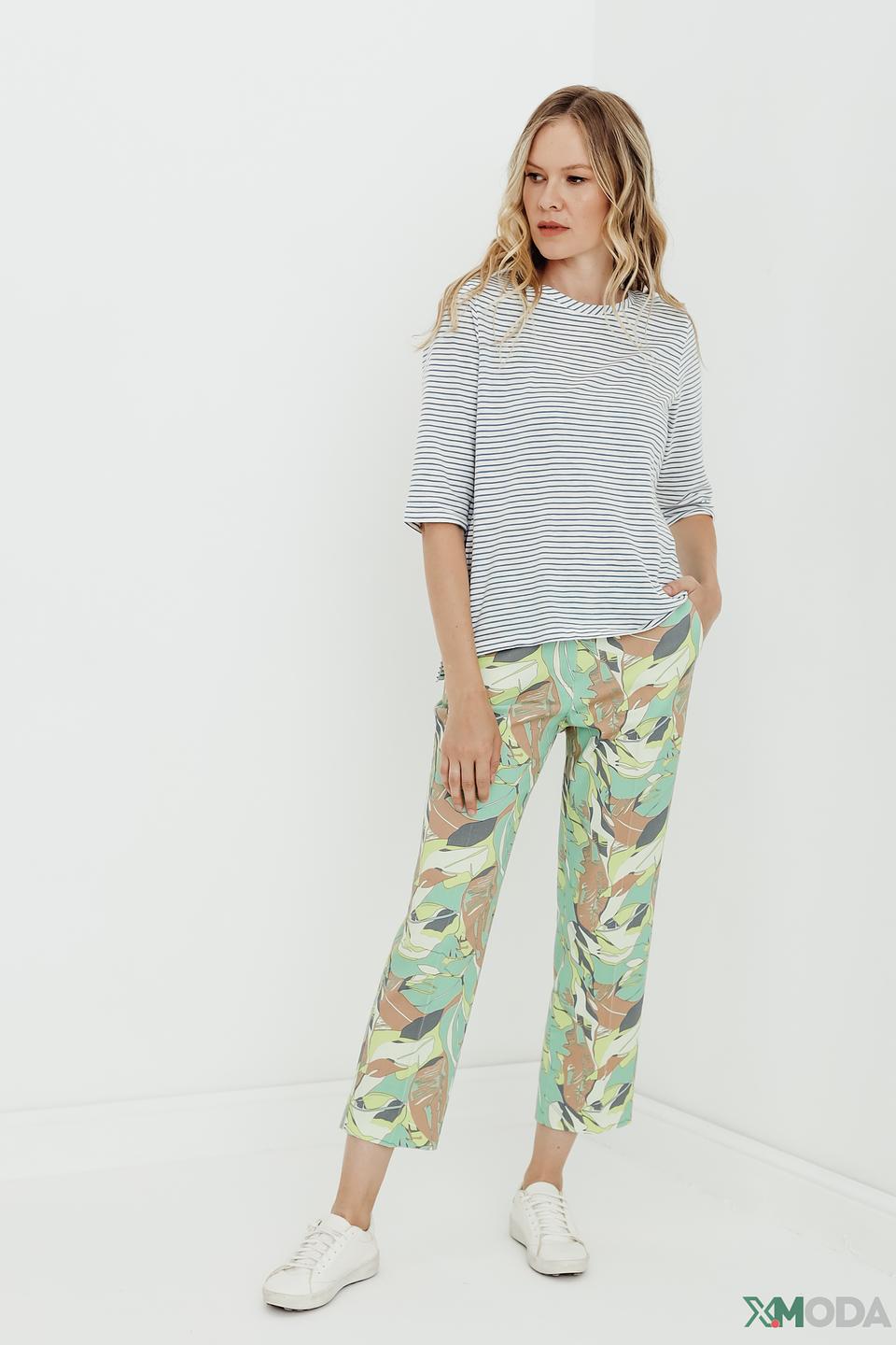 Капри Gardeur с цветочным принтом