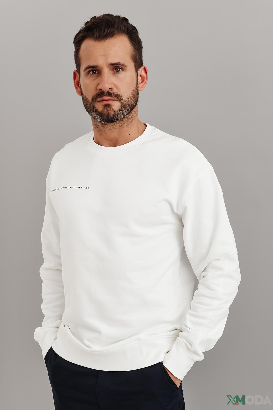 Джемпер Marc O Polo белый с логотипом