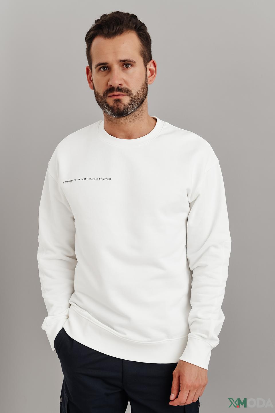 Джемпер Marc O Polo белый с логотипом