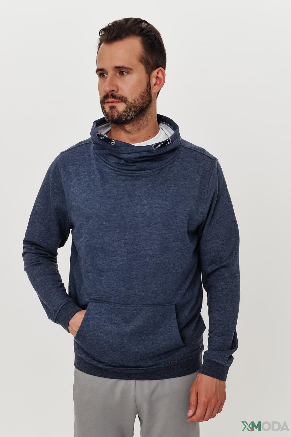 Толстовка Ragman с капюшоном синяя