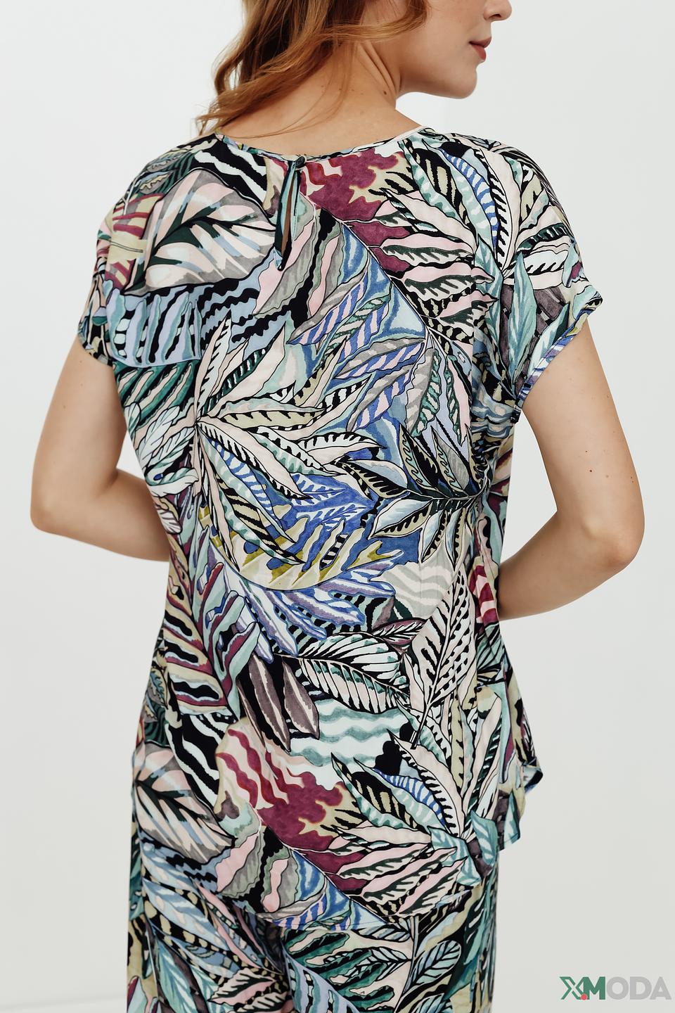 Блуза Gerry Weber с тропическим принтом