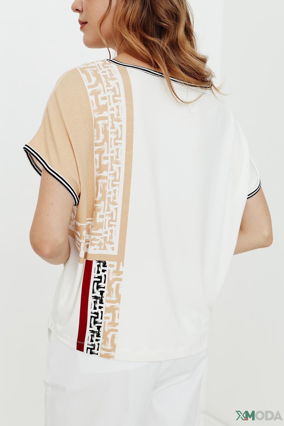 Блуза Gerry Weber с принтом красный