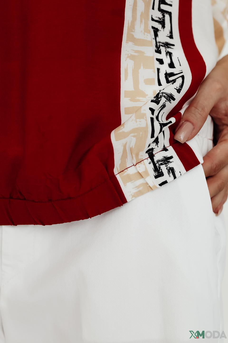 Блуза Gerry Weber с принтом красный