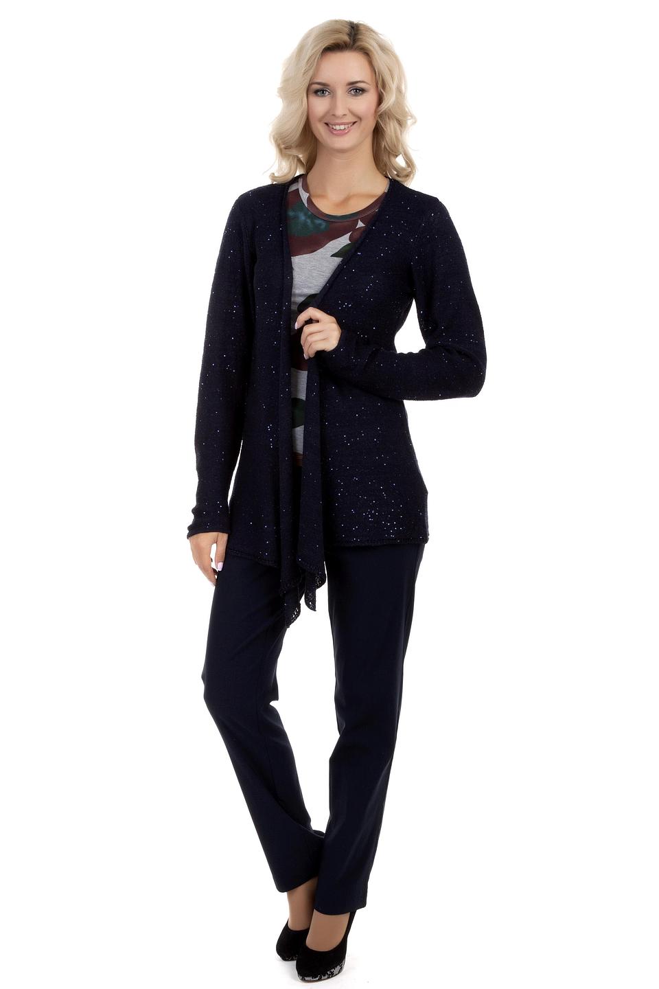 Жакет Via Appia с пайетками чёрный