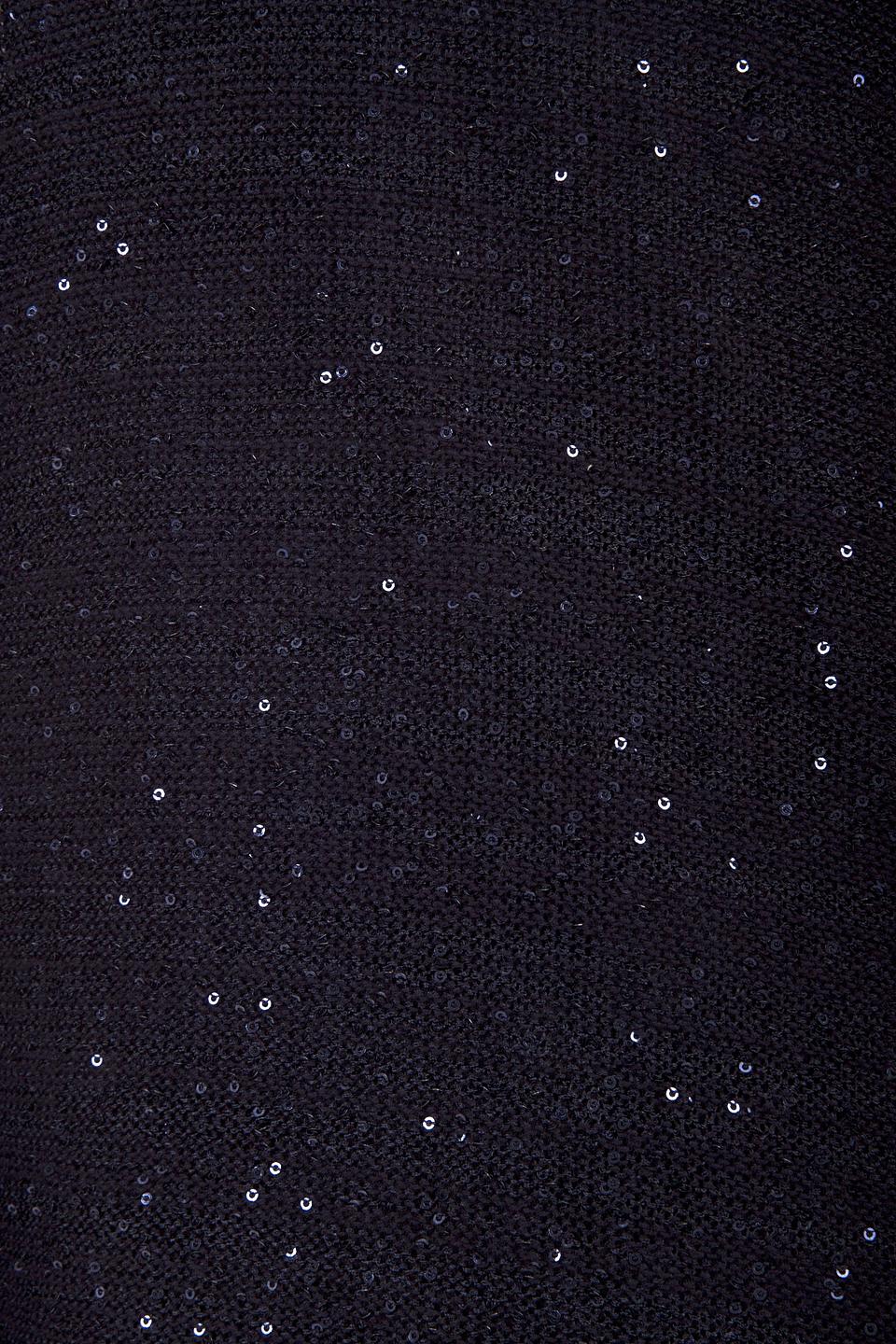 Жакет Via Appia с пайетками чёрный