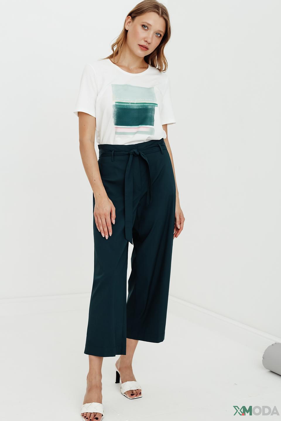 Брюки кюлоты Gerry Weber тёмно-зелёные