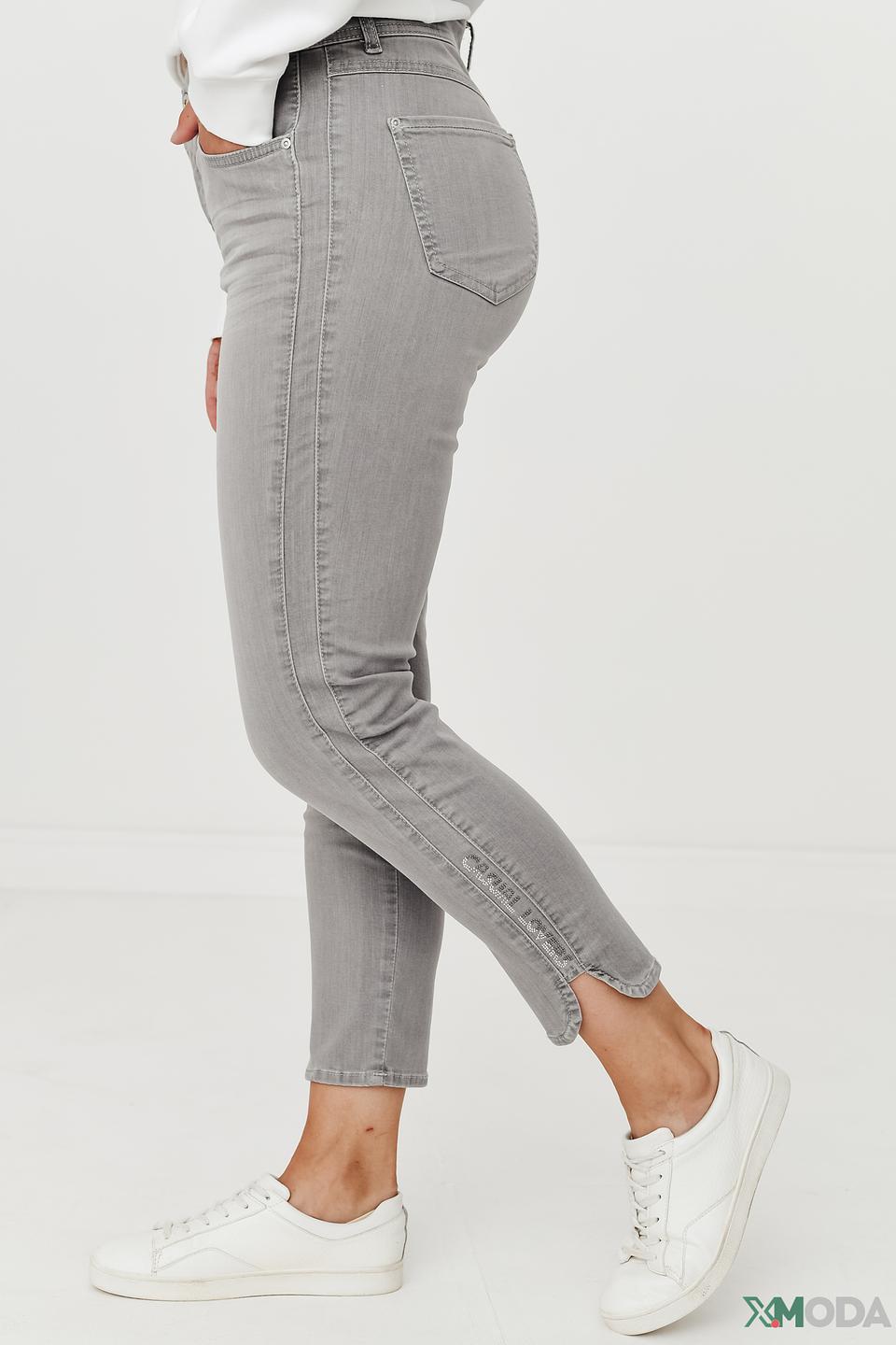 Джинсы Angels серые с потертостями