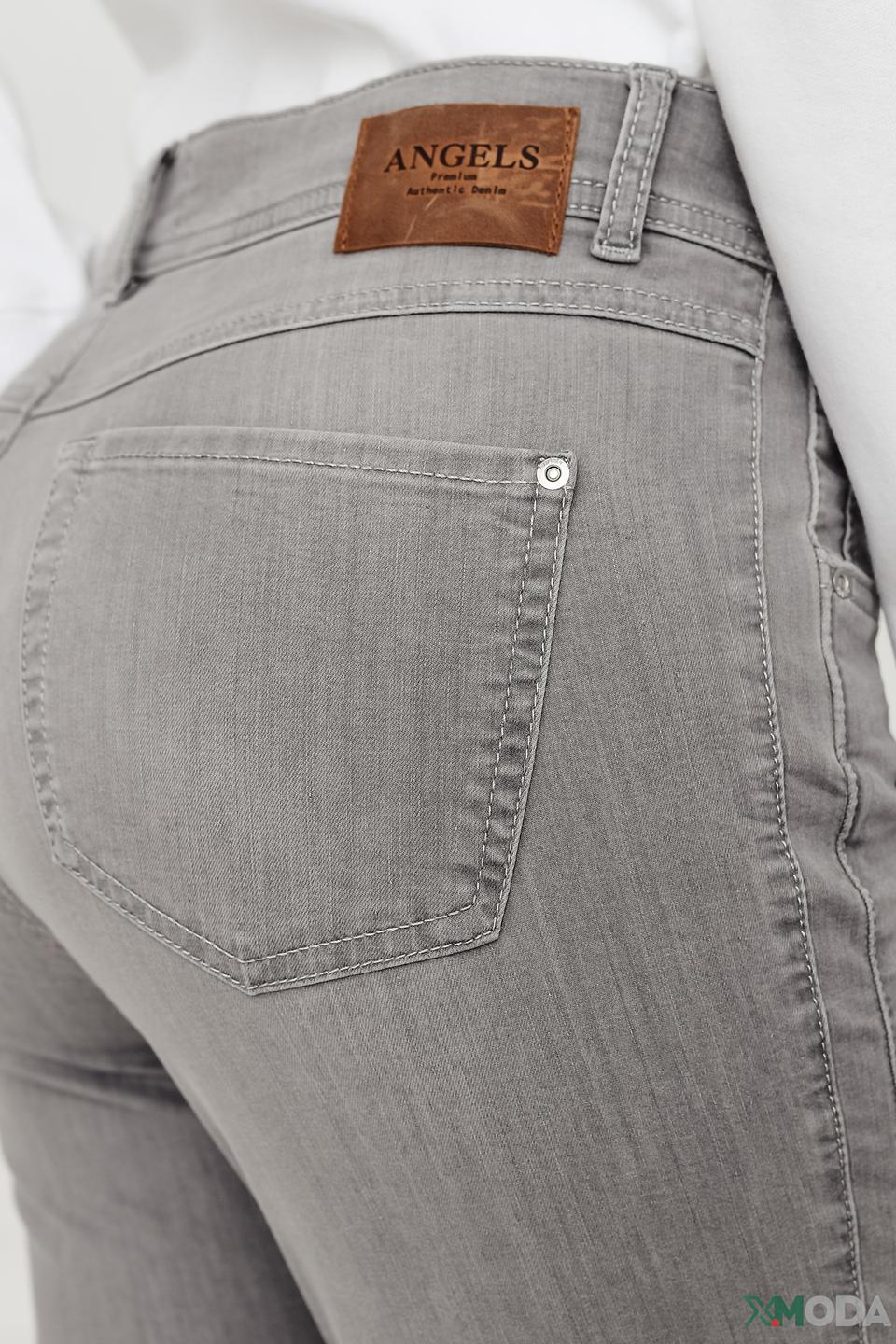 Джинсы Angels серые с потертостями