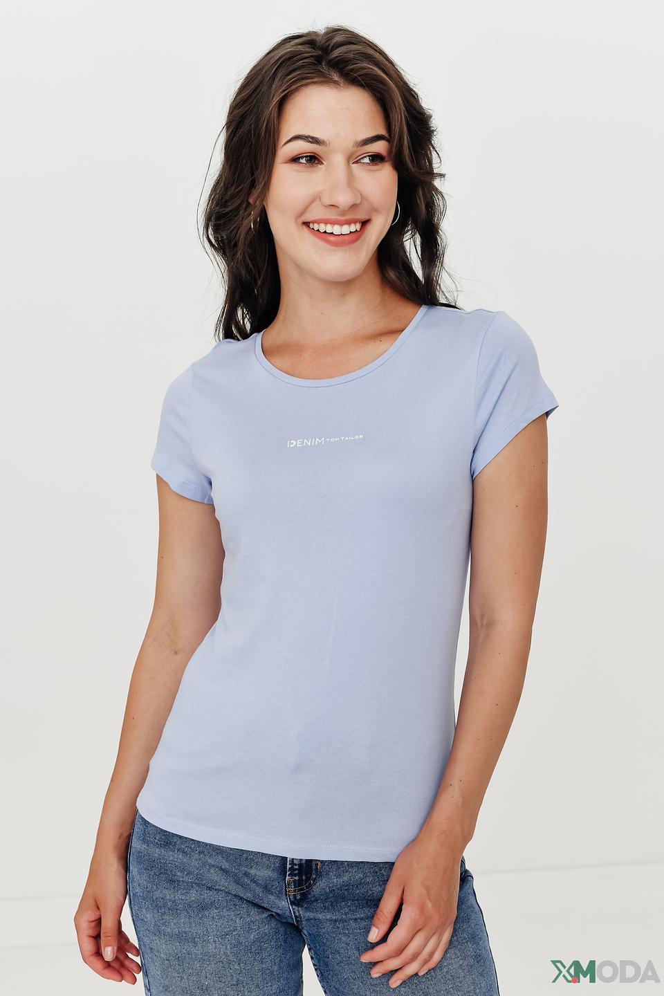 Футболка Tom Tailor denim girl голубая