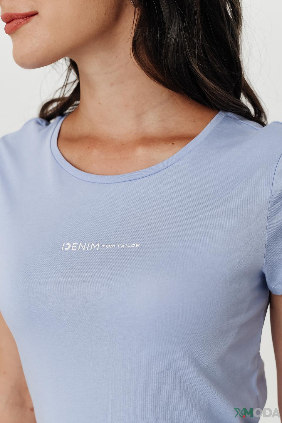 Футболка Tom Tailor denim girl голубая