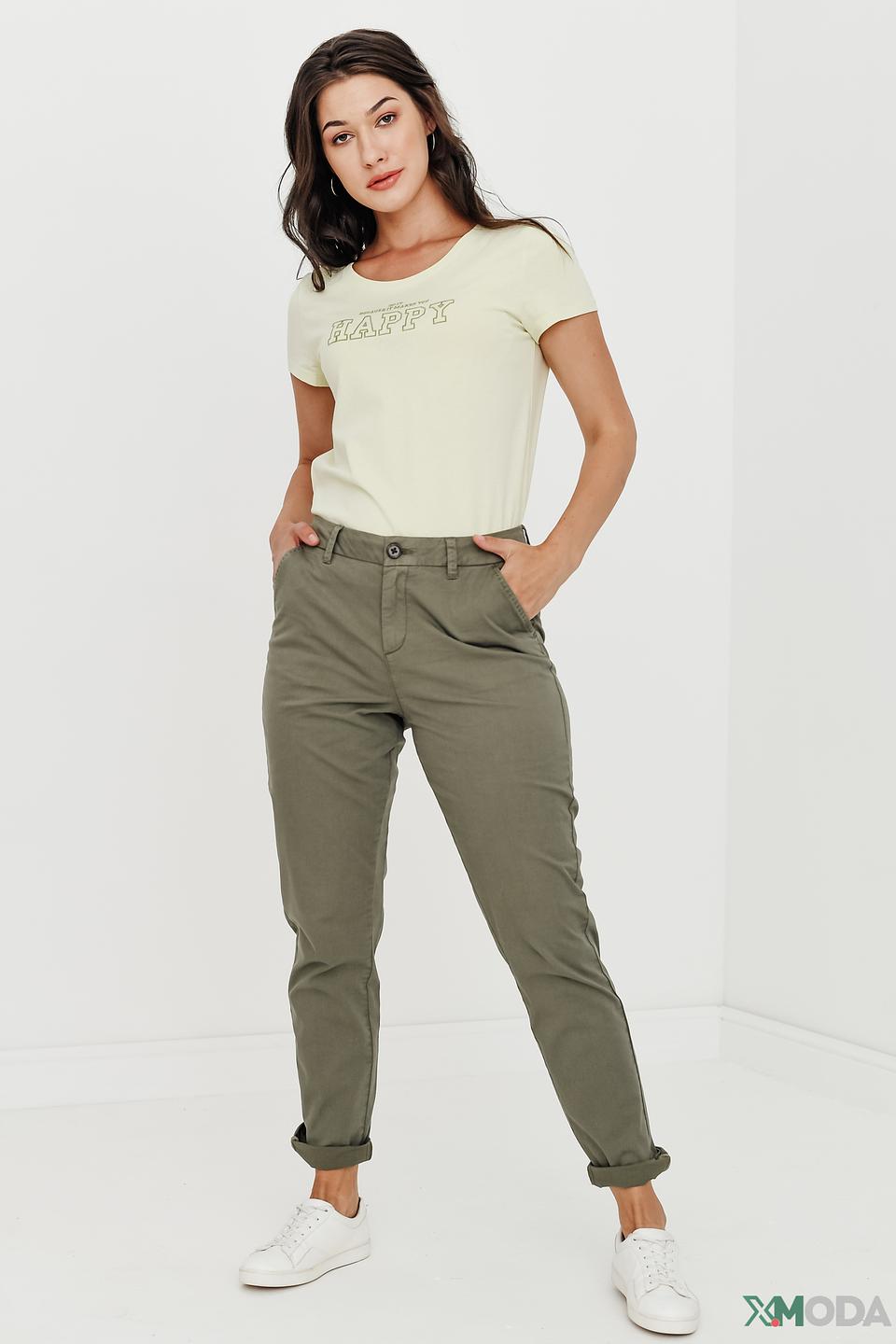 Брюки слим s.Oliver хаки