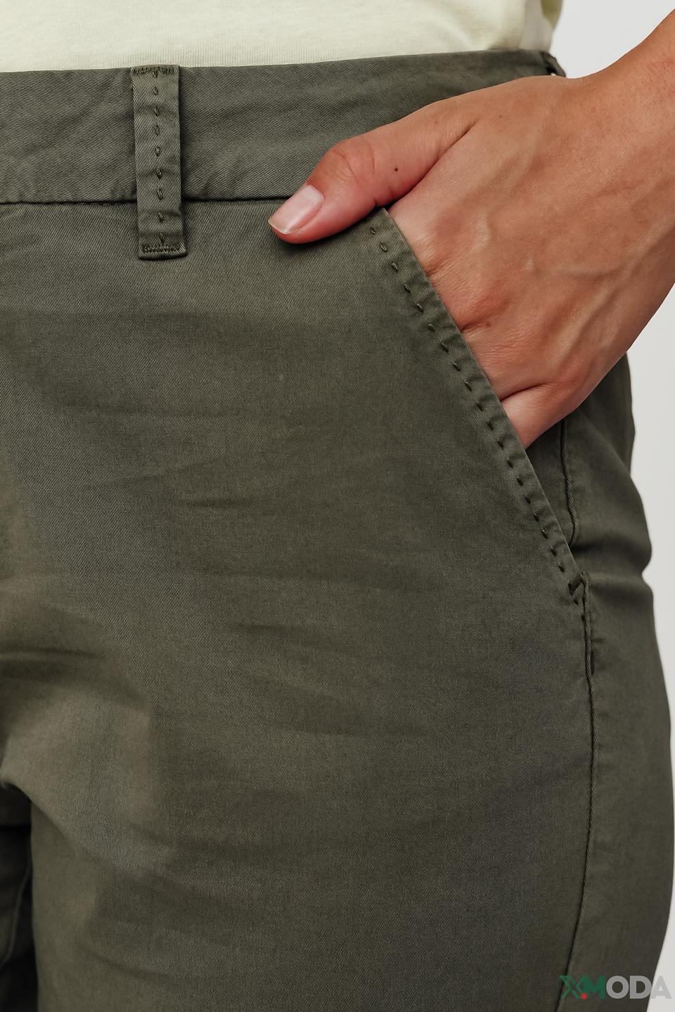 Брюки слим s.Oliver хаки