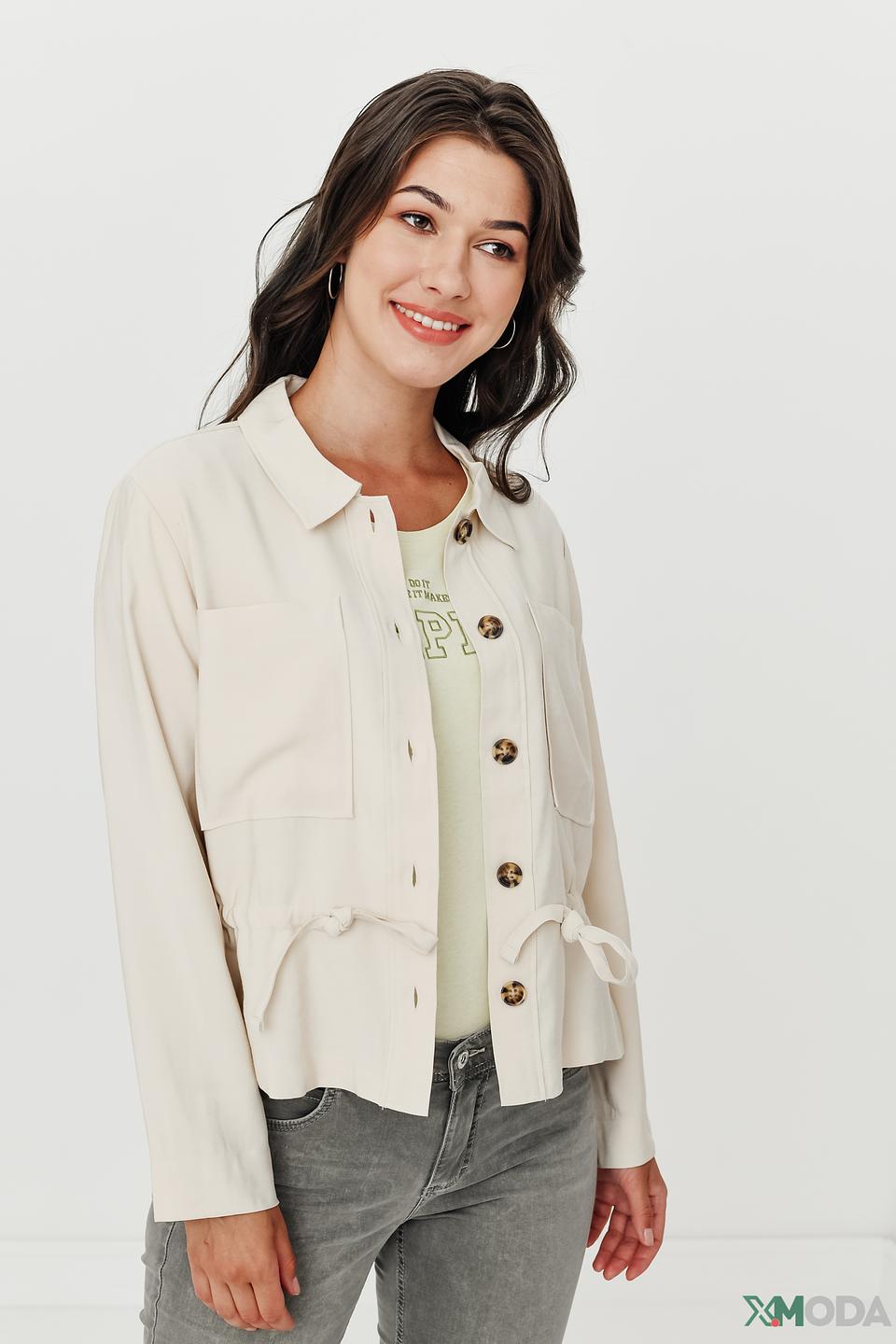 Жакет Tom Tailor бежевый с карманами