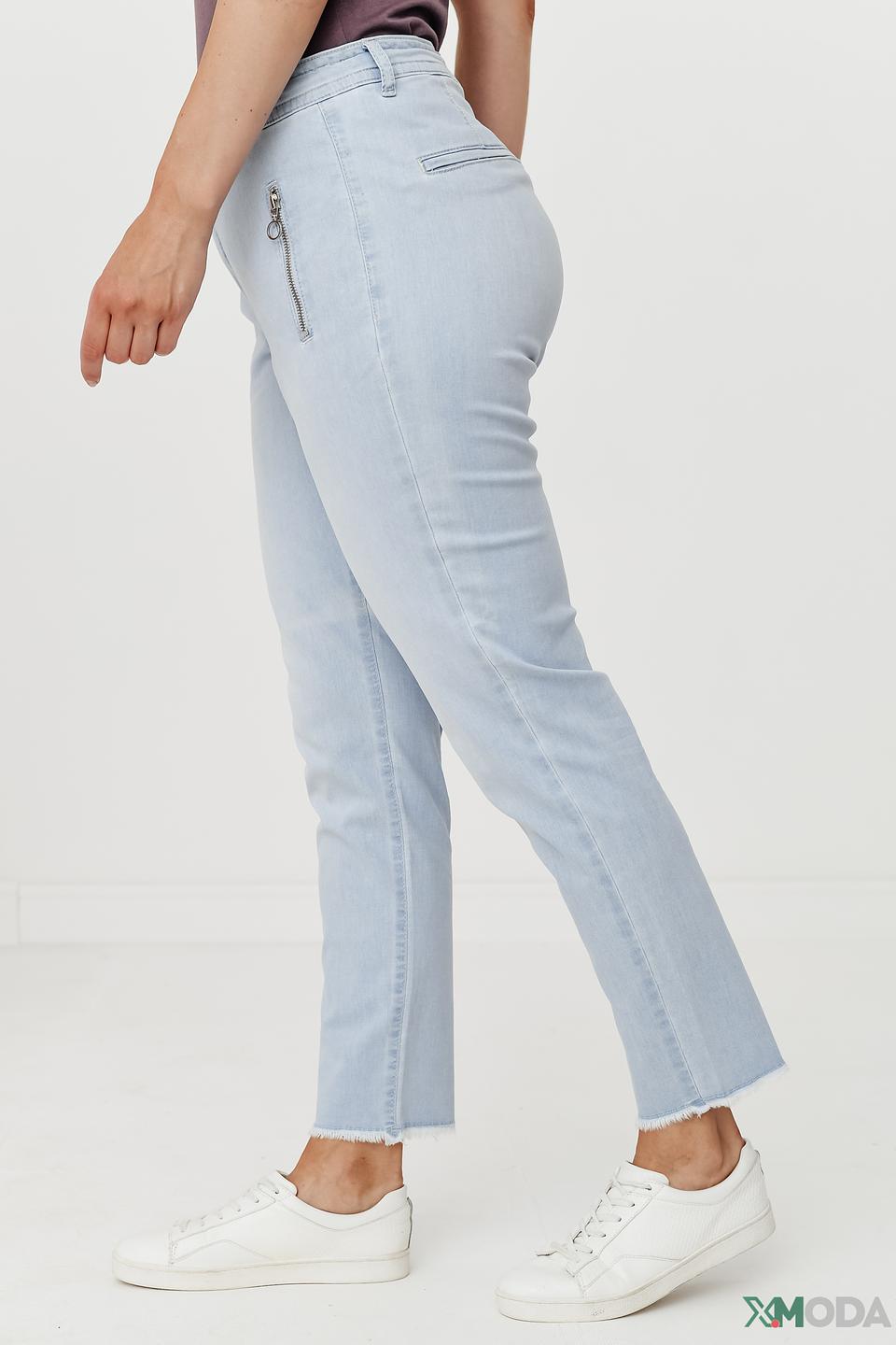 Джинсы Angels с молниями голубые