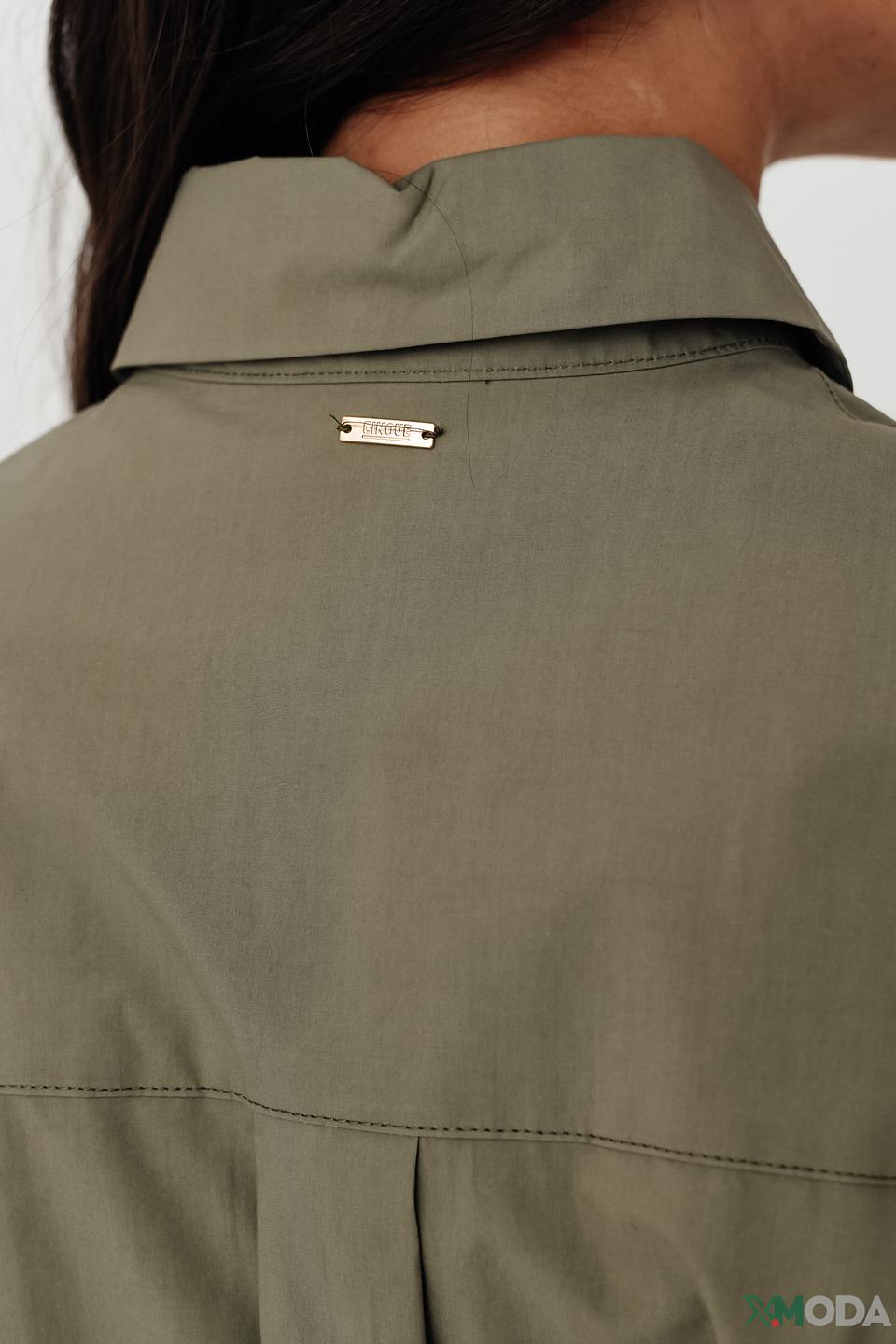 Платье рубашка Cinque хаки