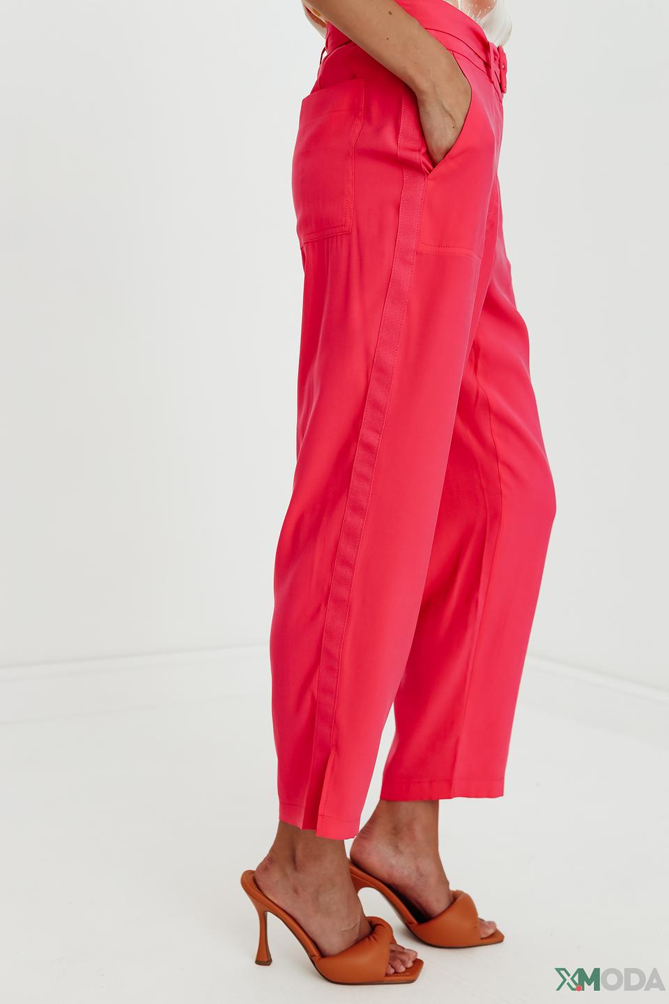 Брюки Taifun фуксия с поясом