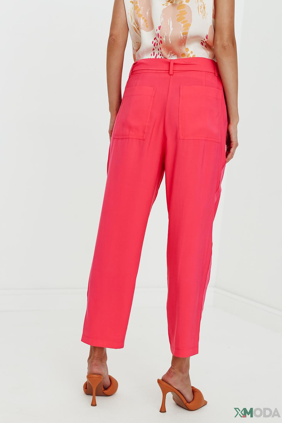 Брюки Taifun фуксия с поясом