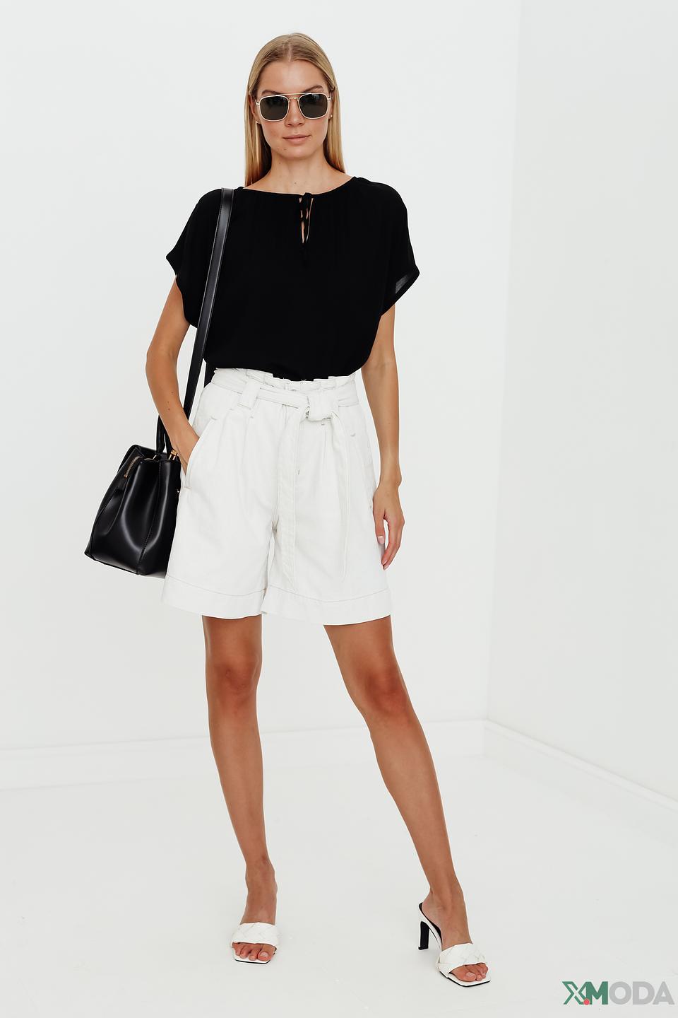 Блуза Gerry Weber чёрная с вырезом
