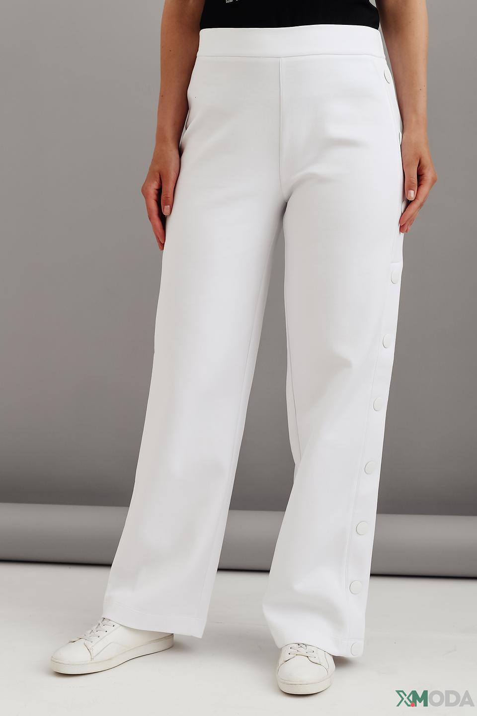 Брюки классические Emporio Armani белые