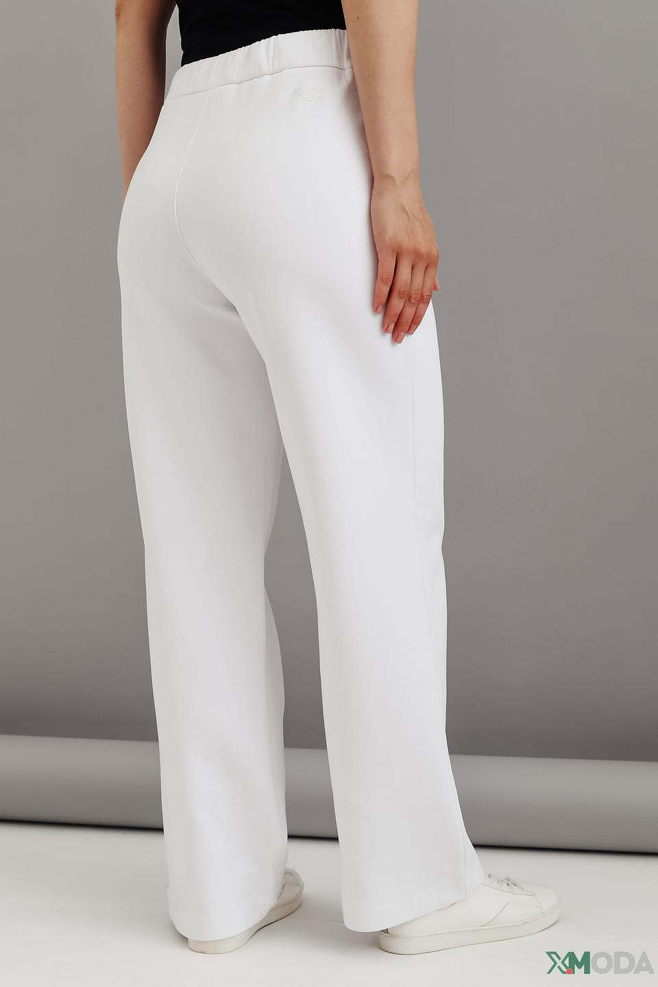 Брюки классические Emporio Armani белые