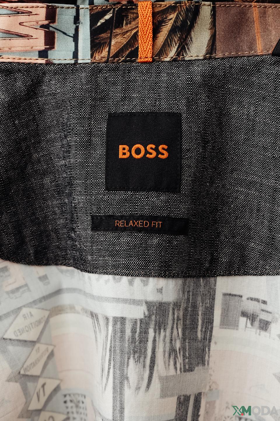 Рубашка Boss Casual с принтом