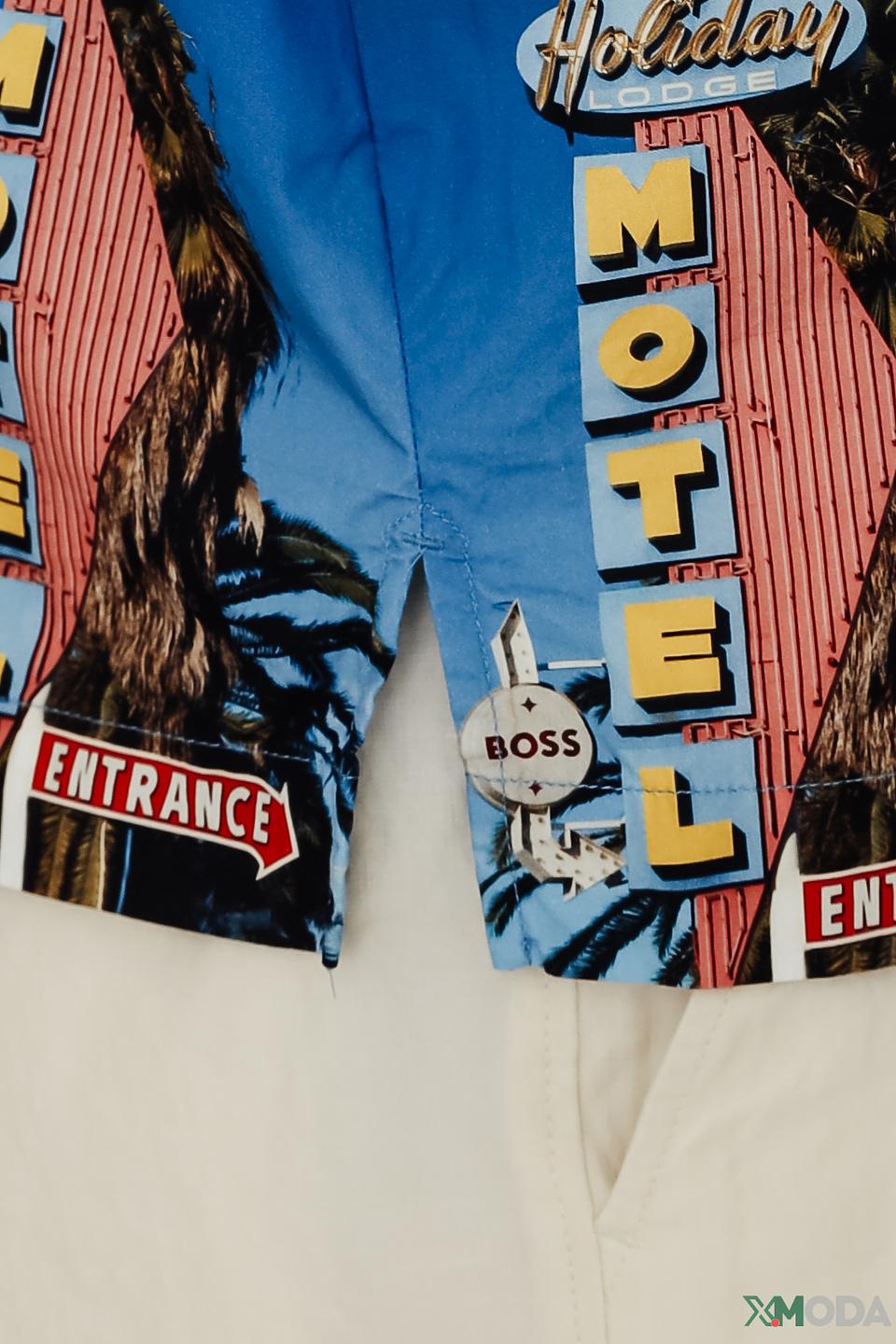 Рубашка Boss Casual с принтом