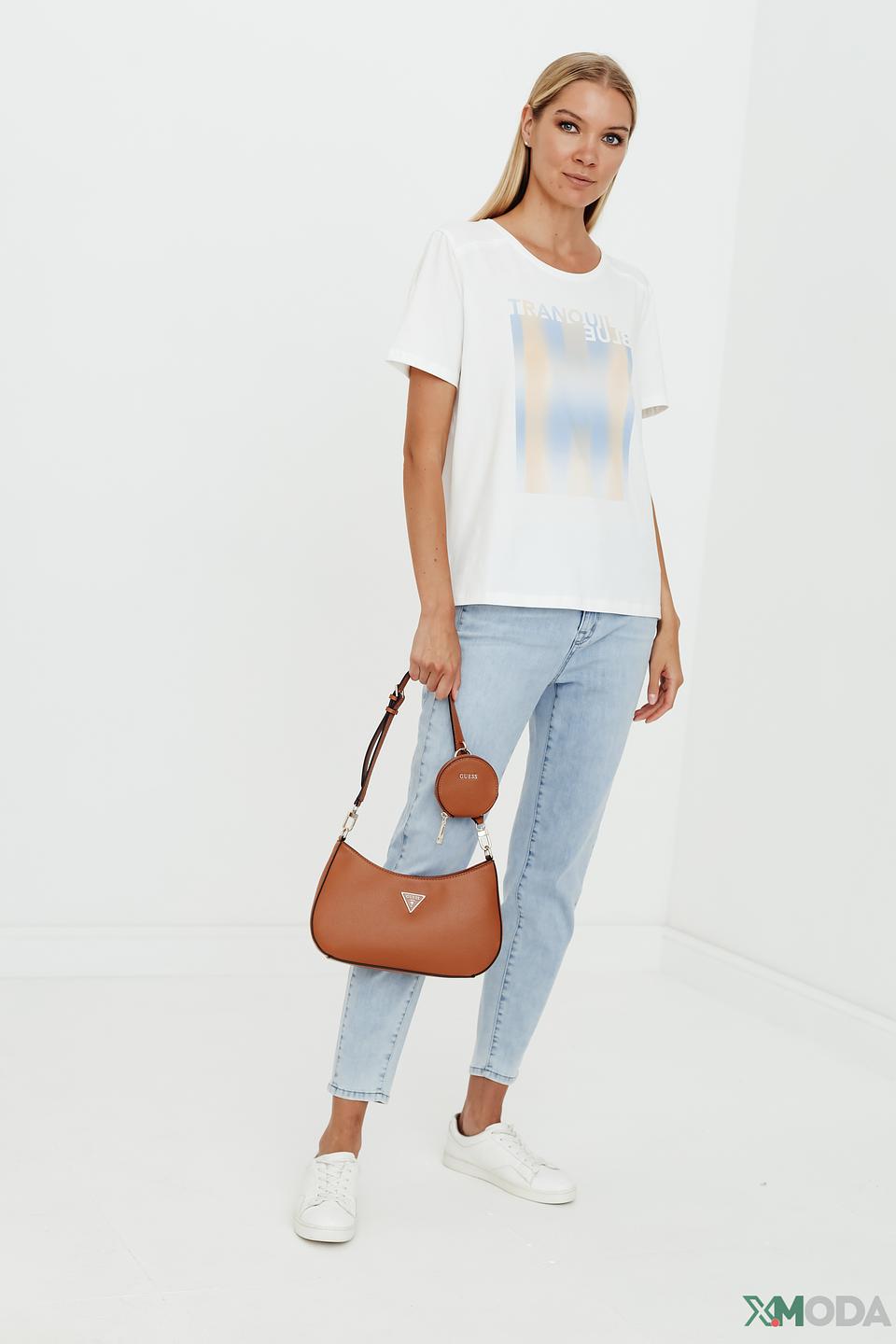 Сумка Guess коричневая с кошельком