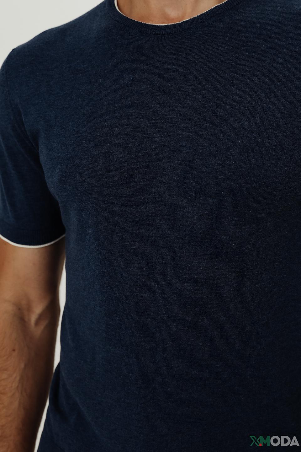 Футболка Radi Perugia с белой полосой синяя