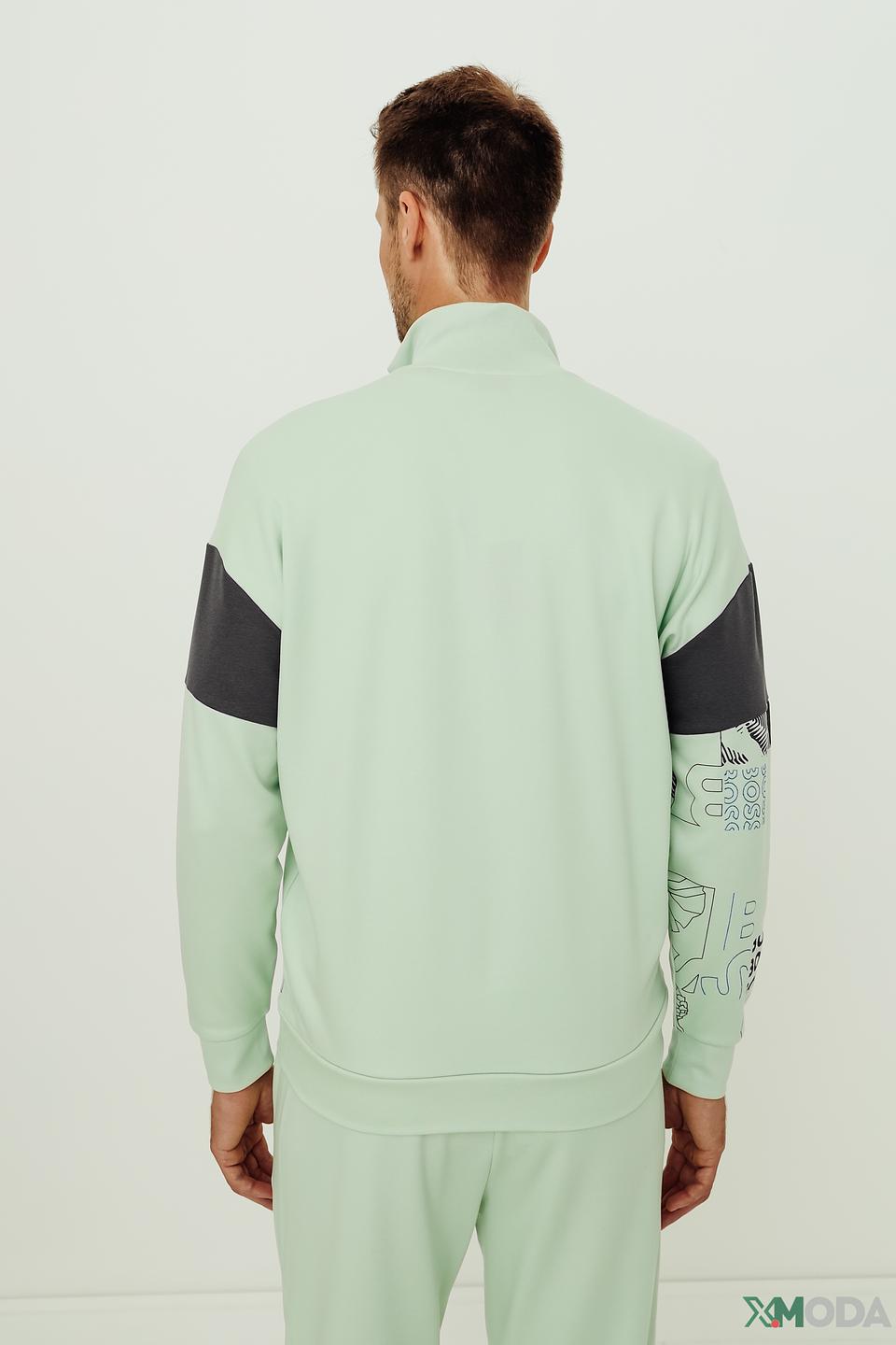 Кардиган Boss Athleisure с принтом лайм