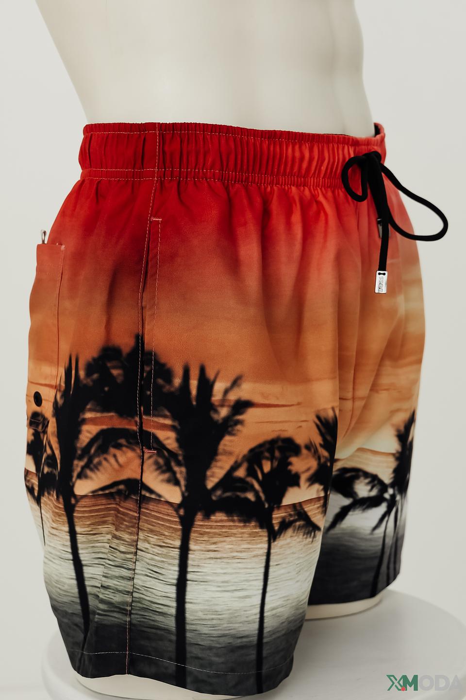 Плавки Boss Business с пальмами оранжевый