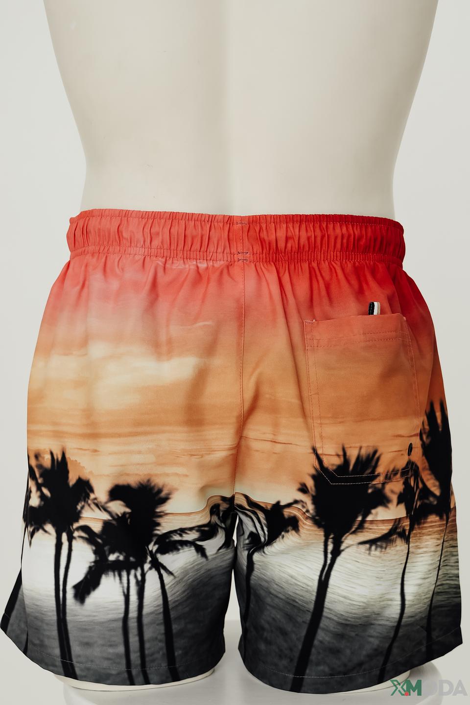 Плавки Boss Business с пальмами оранжевый