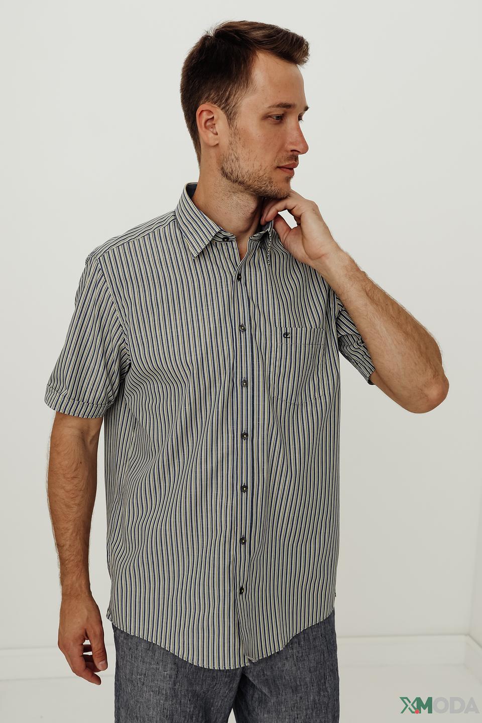 Рубашка кр Casa Moda в полоску