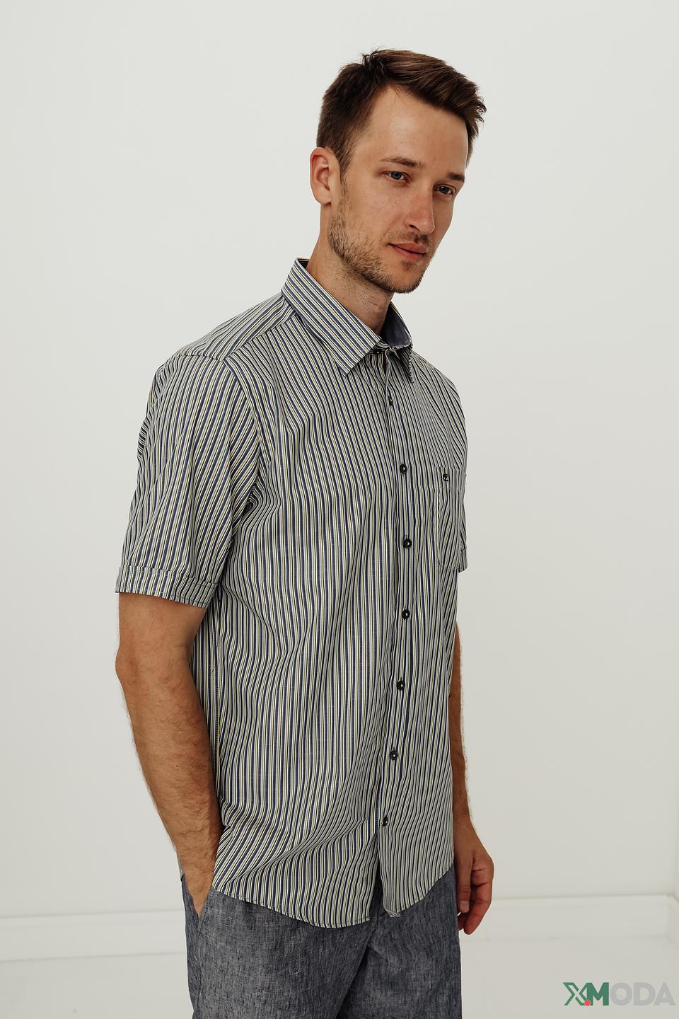 Рубашка кр Casa Moda в полоску