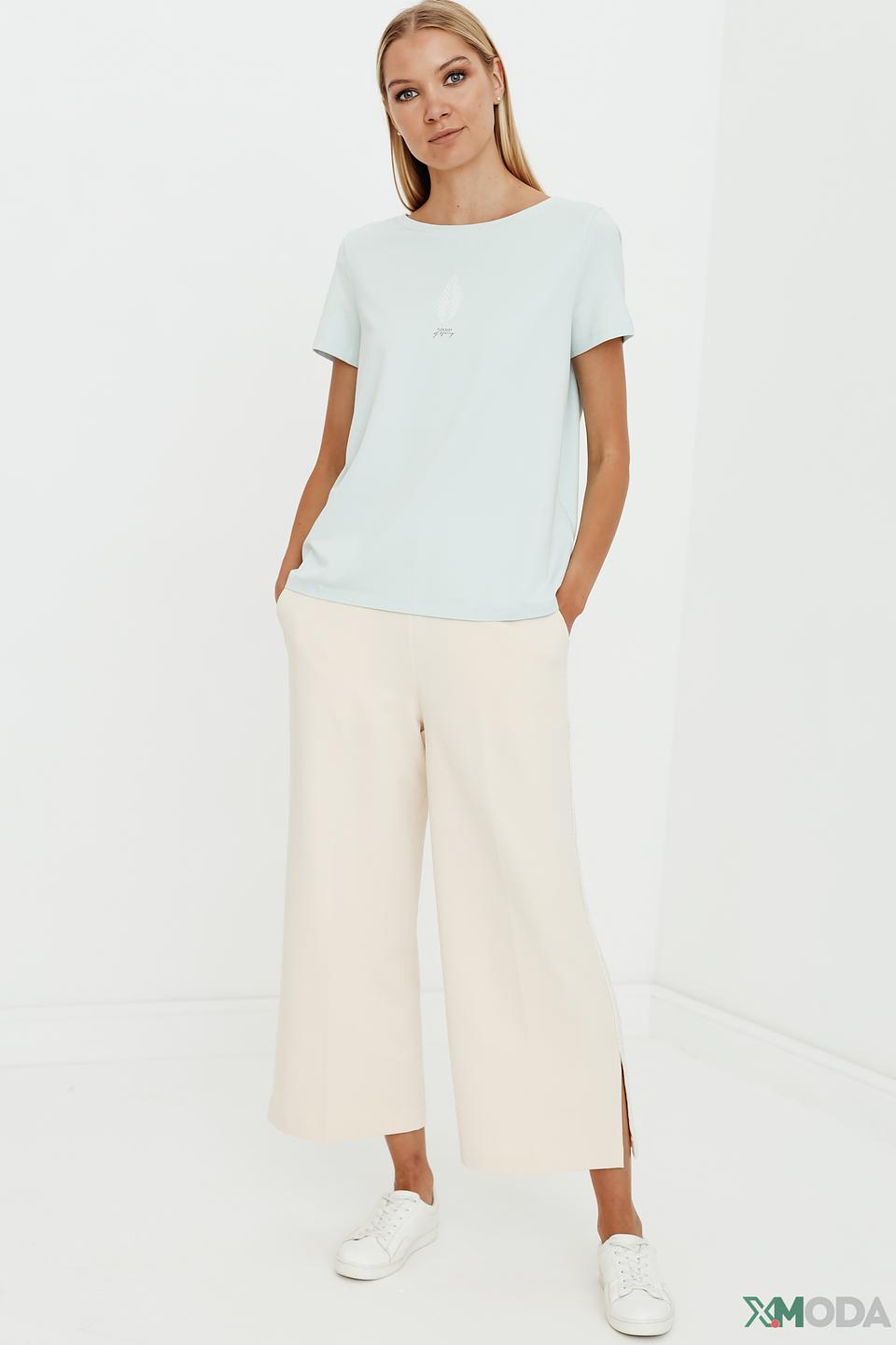 Футболка Gerry Weber с принтом голубая