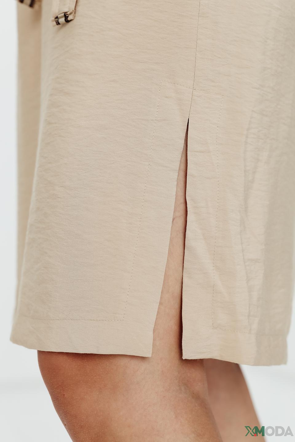 Платье Thomas Rabe бежевое с поясом