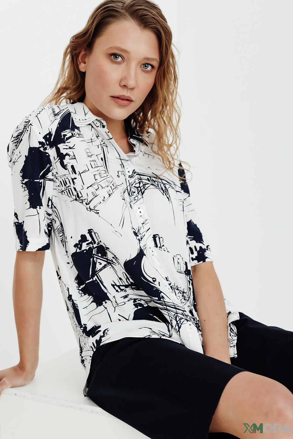 Рубашка Be Yourself с принтом