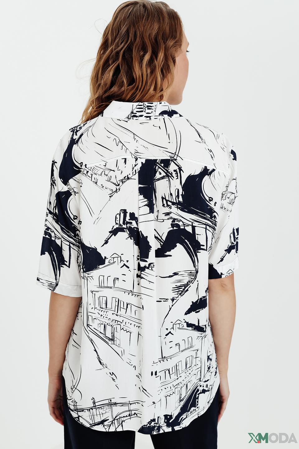 Рубашка Be Yourself с принтом