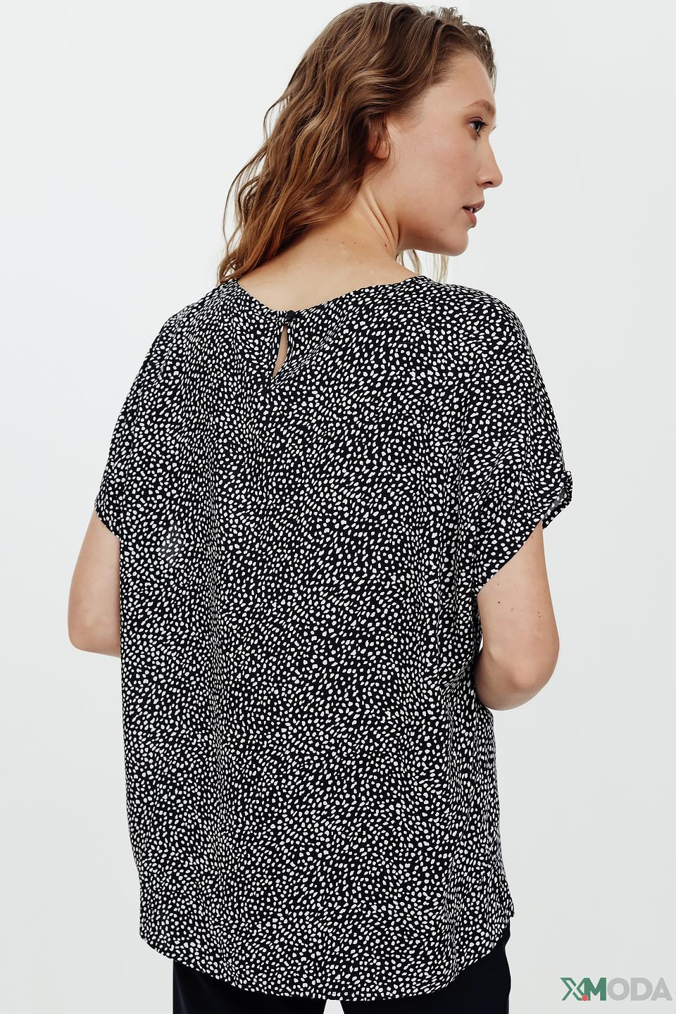 Блуза Gerry Weber с принтом чёрно-белый