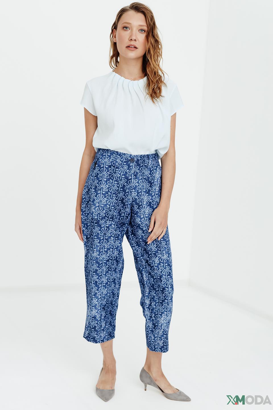 Блуза Taifun с рюшами белая