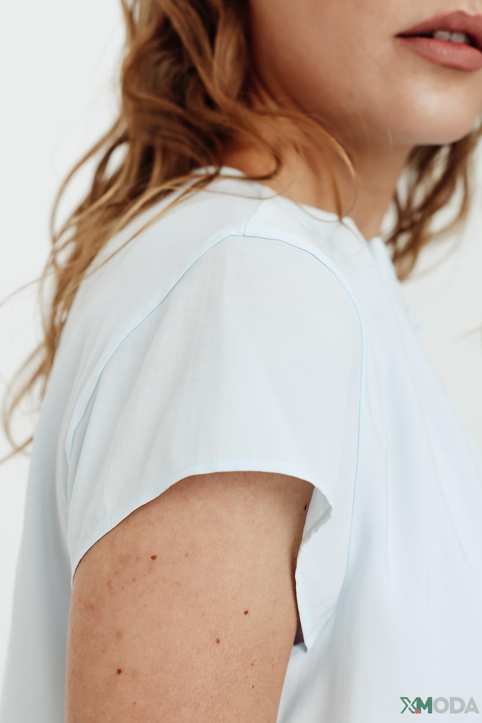 Блуза Taifun с рюшами белая